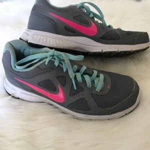 baby blue and pink nikes